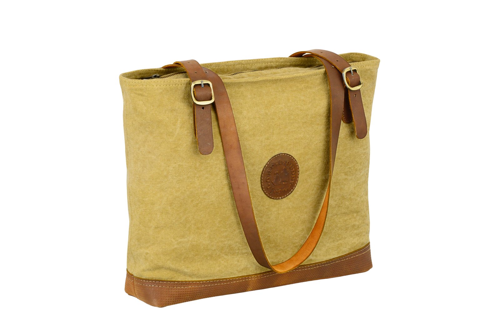 _DSC4665 Canvasgears Handcrafted Canvas & Leather Tote – Premium Brass Hardware | 513 - Image 1